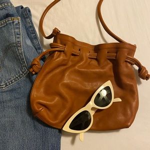 Clare Vivier Petit Henri bag in Tan Nappetto